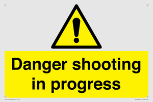 Danger shooting in progress